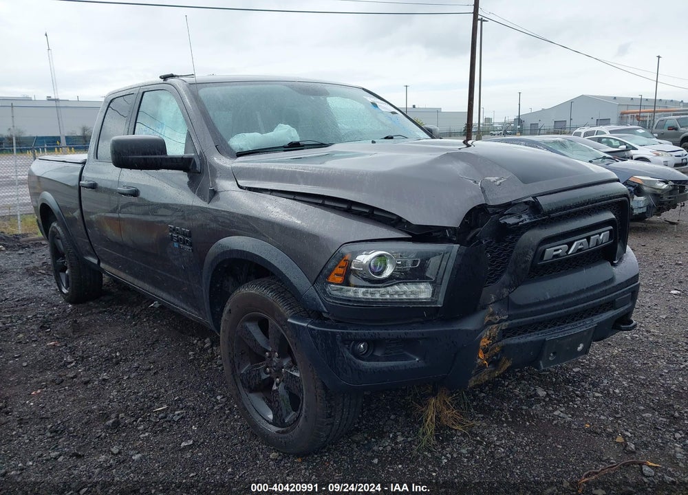 2020 RAM 1500 CLASSIC WARLOCK QUAD CAB 4X4 6'4 BOX VIN: 1C6RR7GG0LS130658