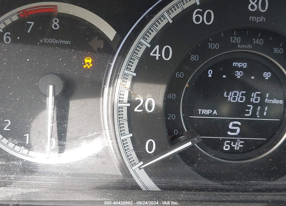 2015 HONDA ACCORD EX VIN: 1HGCR2F72FA029992