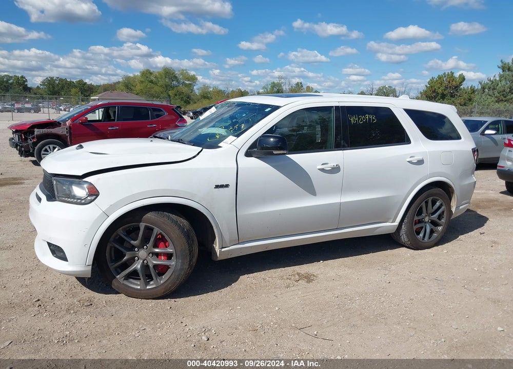 2020 DODGE DURANGO SRT AWD VIN: 1C4SDJGJ3LC141794