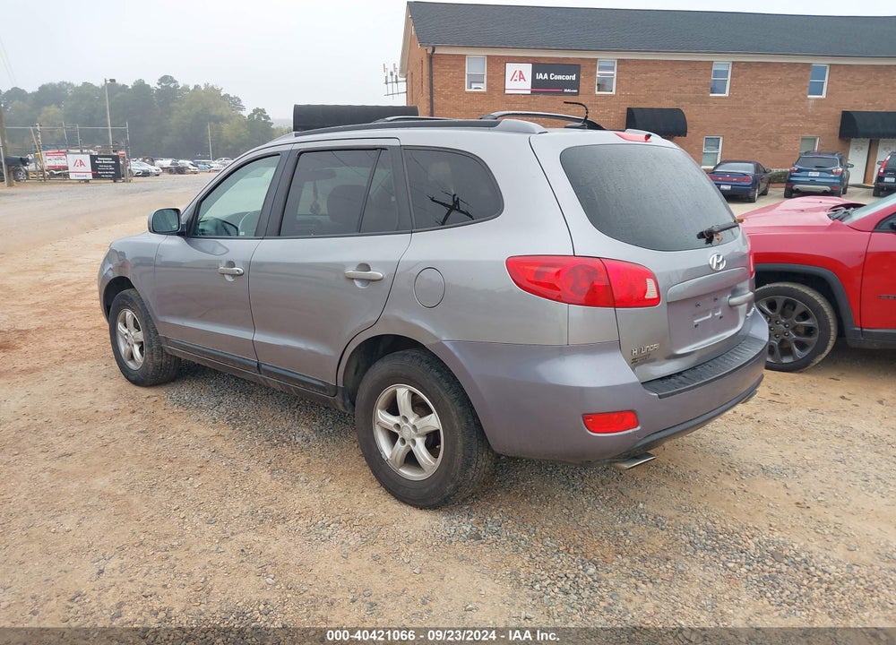 2007 HYUNDAI SANTA FE GLS VIN: 5NMSG13D57H095710