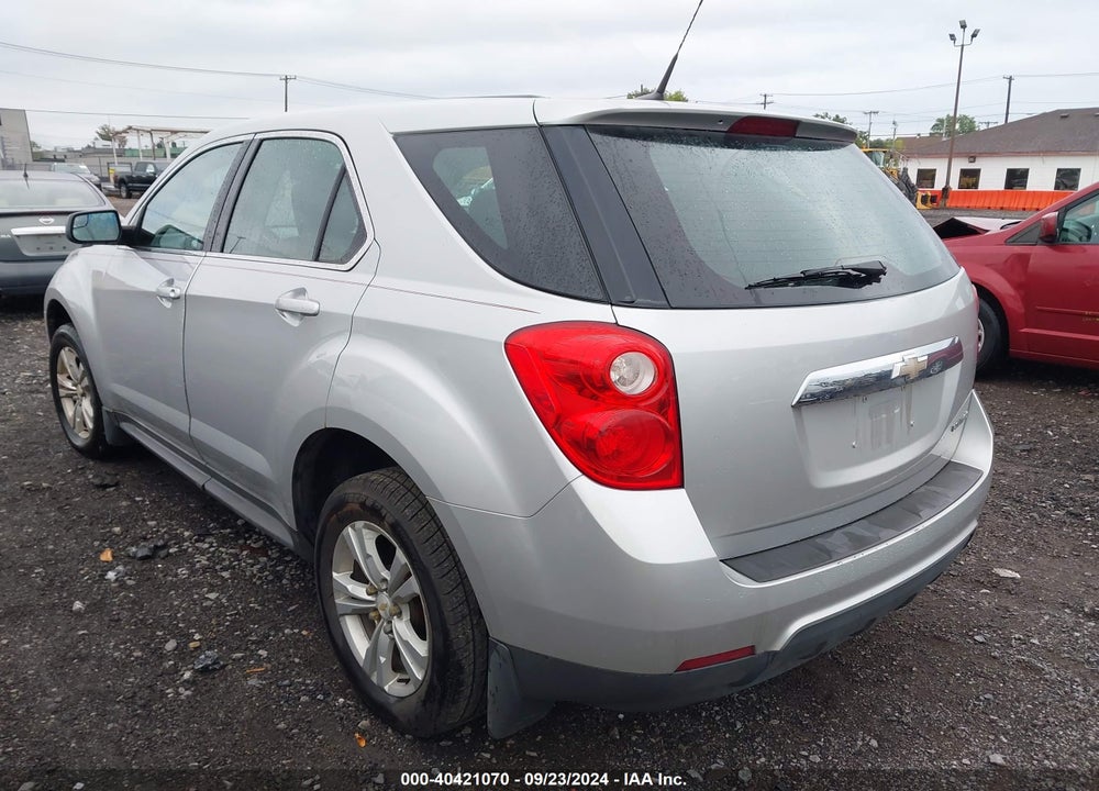 2012 CHEVROLET EQUINOX LS VIN: 2GNALBEK6C6362399