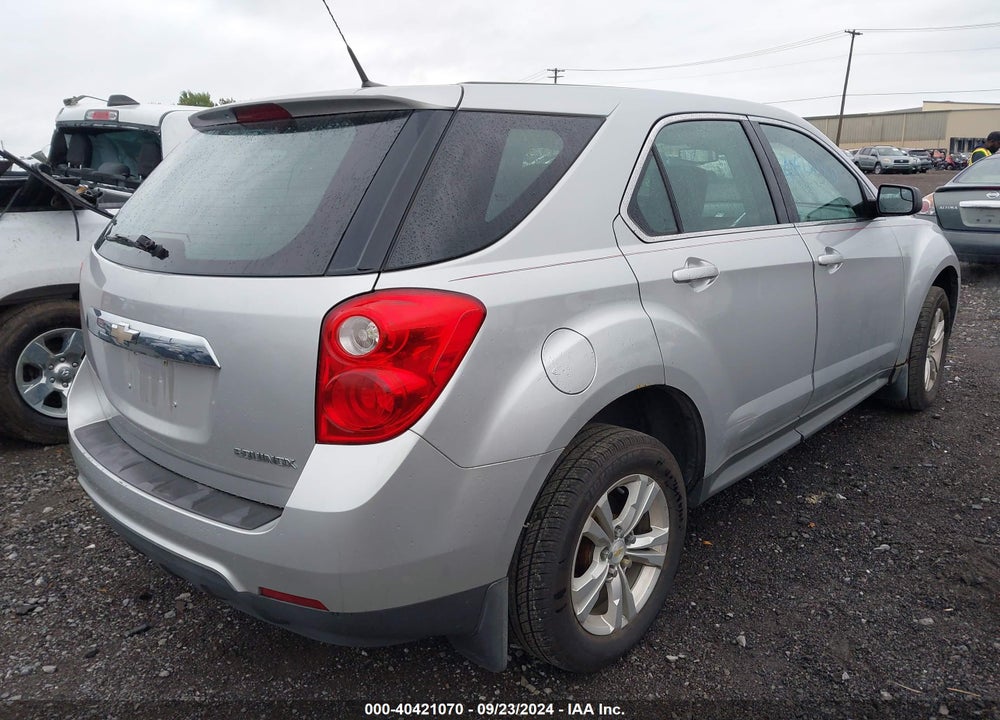 2012 CHEVROLET EQUINOX LS VIN: 2GNALBEK6C6362399