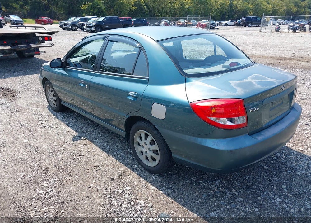 2003 KIA RIO VIN: KNADC125736253404