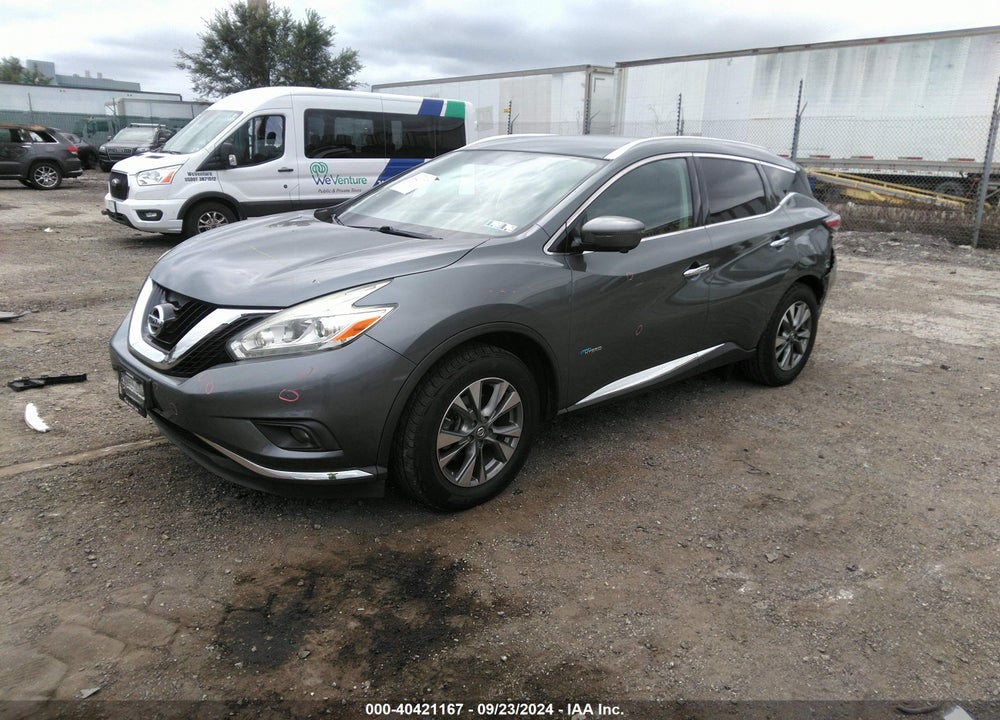 2016 NISSAN MURANO HYBRID SL VIN: 5N1CZ2MH8GN147206