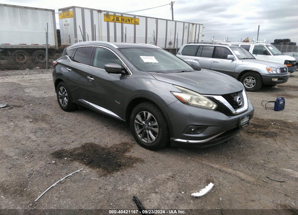 2016 NISSAN MURANO HYBRID SL VIN: 5N1CZ2MH8GN147206