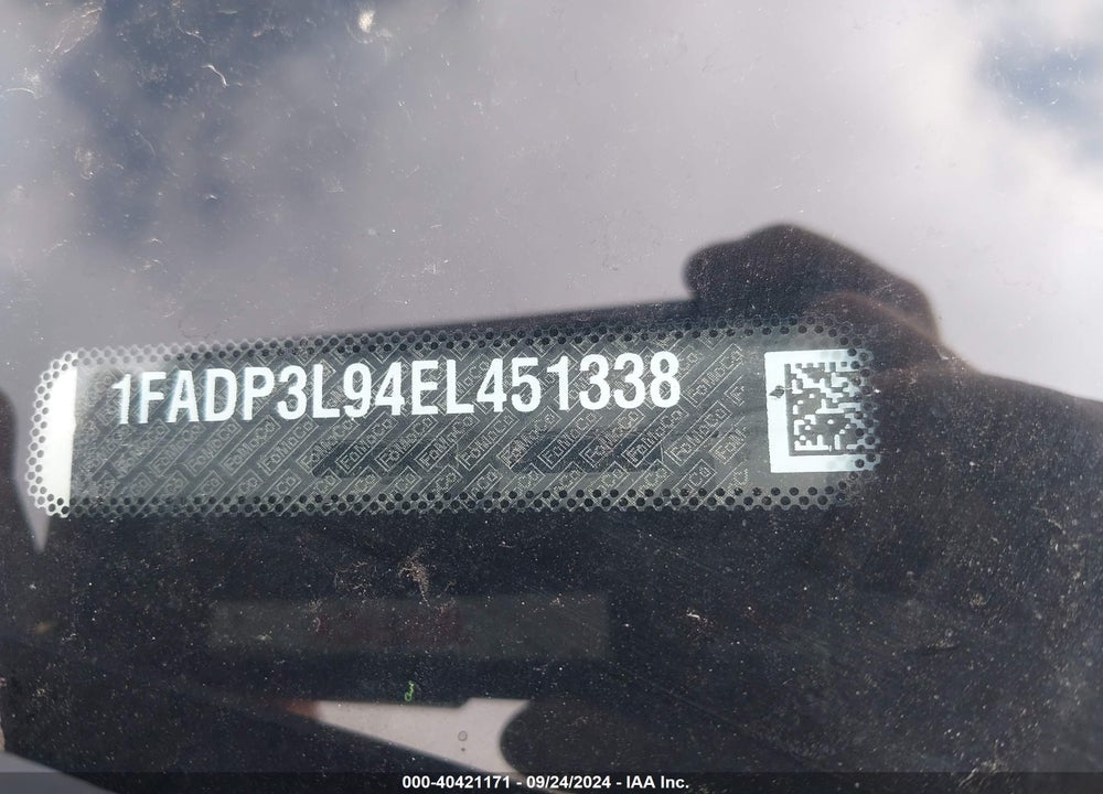 2014 FORD FOCUS ST VIN: 1FADP3L94EL451338