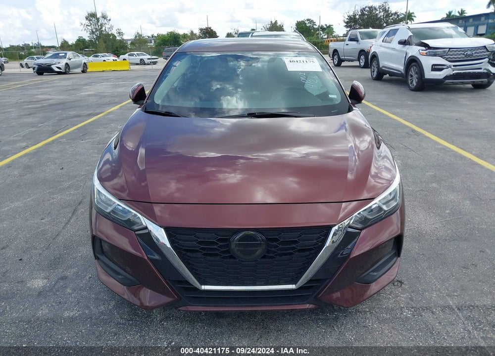 2022 NISSAN SENTRA SV XTRONIC CVT VIN: 3N1AB8CVXNY222632