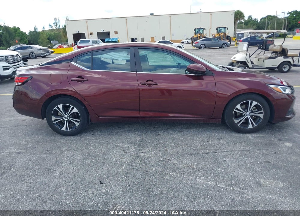 2022 NISSAN SENTRA SV XTRONIC CVT VIN: 3N1AB8CVXNY222632