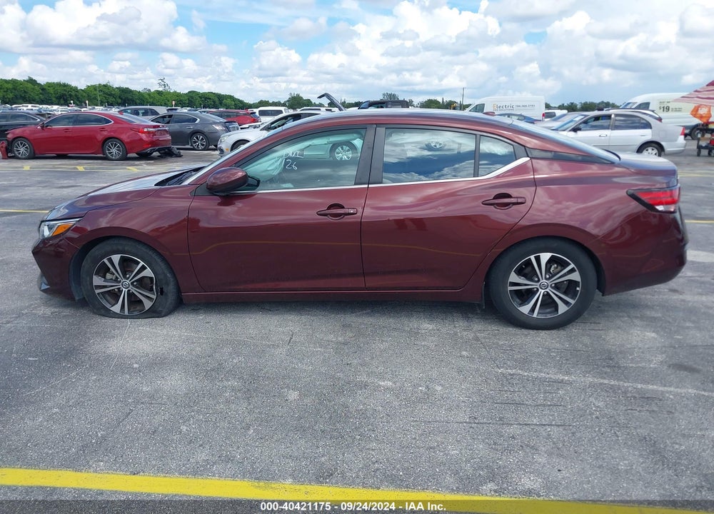 2022 NISSAN SENTRA SV XTRONIC CVT VIN: 3N1AB8CVXNY222632
