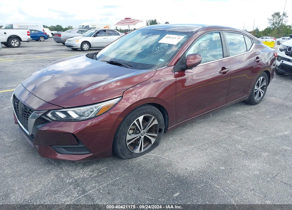 2022 NISSAN SENTRA SV XTRONIC CVT VIN: 3N1AB8CVXNY222632