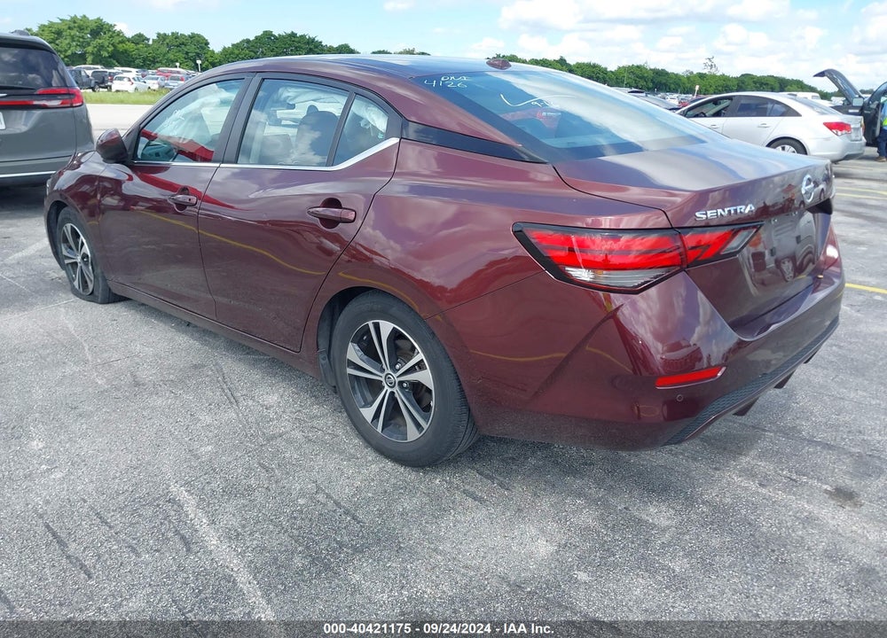2022 NISSAN SENTRA SV XTRONIC CVT VIN: 3N1AB8CVXNY222632