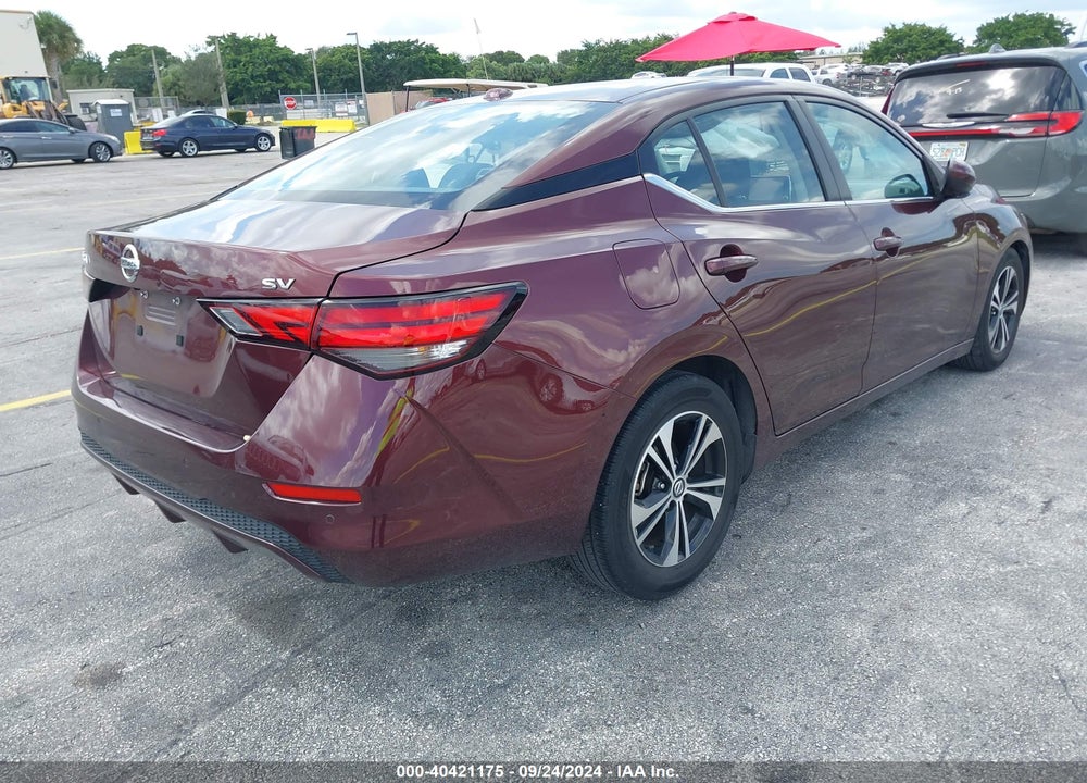 2022 NISSAN SENTRA SV XTRONIC CVT VIN: 3N1AB8CVXNY222632