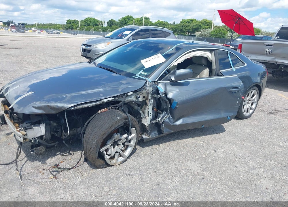 2012 AUDI A5 2.0T PREMIUM VIN: WAUCFAFR2CA001010