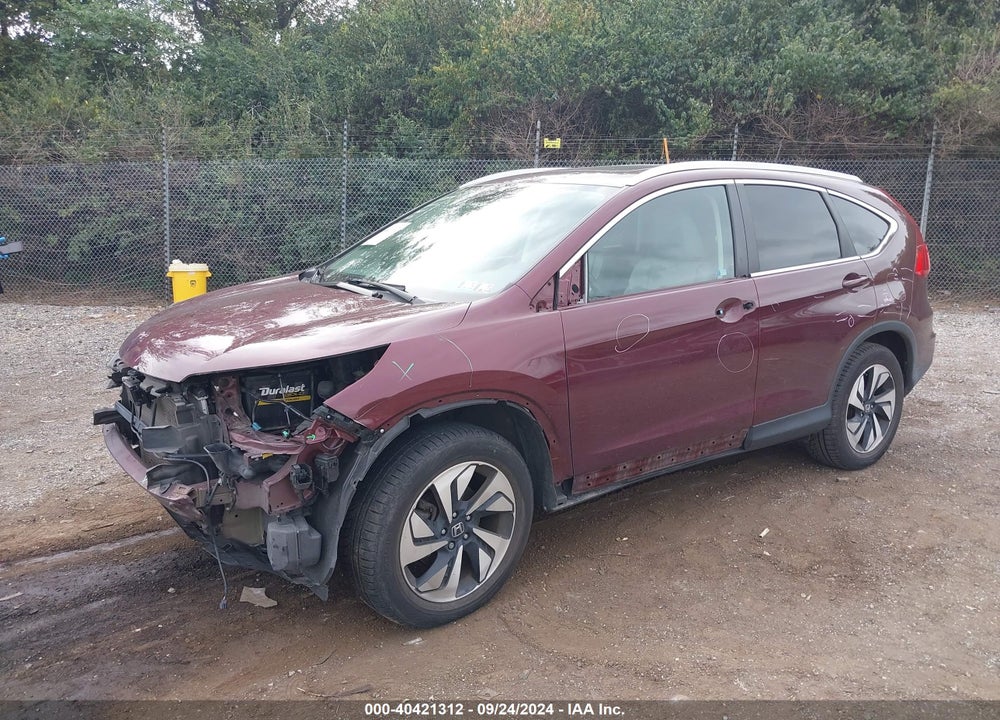 2016 HONDA CR-V TOURING VIN: 5J6RM4H93GL070357