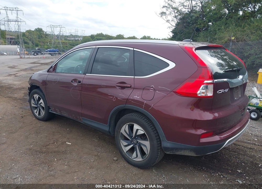 2016 HONDA CR-V TOURING VIN: 5J6RM4H93GL070357