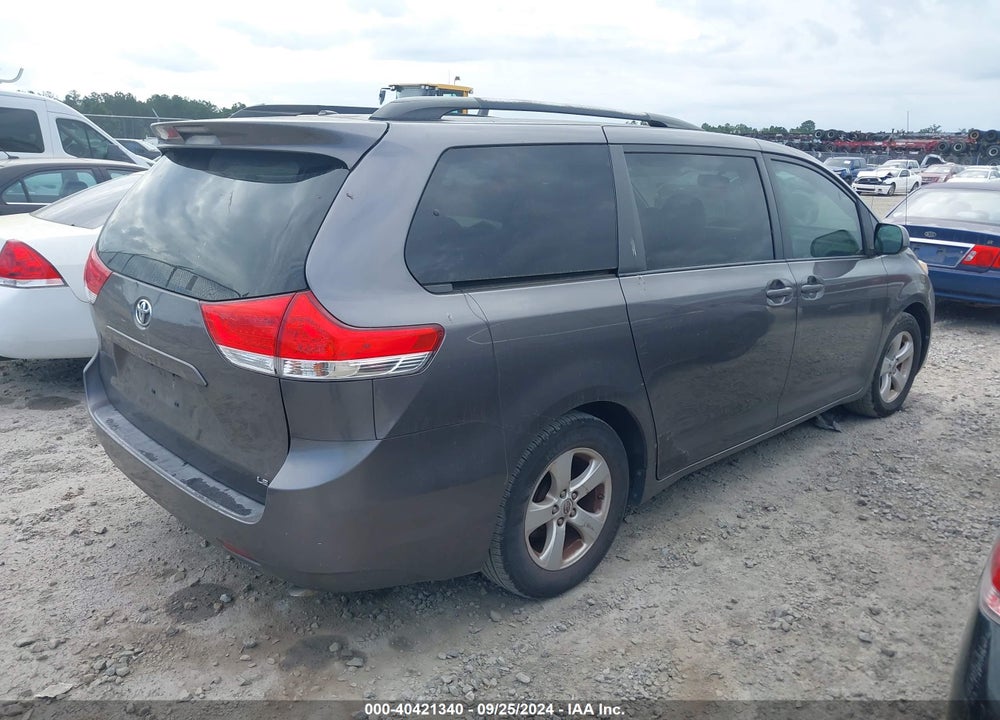 2011 TOYOTA SIENNA LE V6 VIN: 5TDKK3DC0BS165944