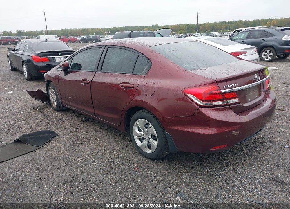 2014 HONDA CIVIC LX VIN: 19XFB2F57EE208751