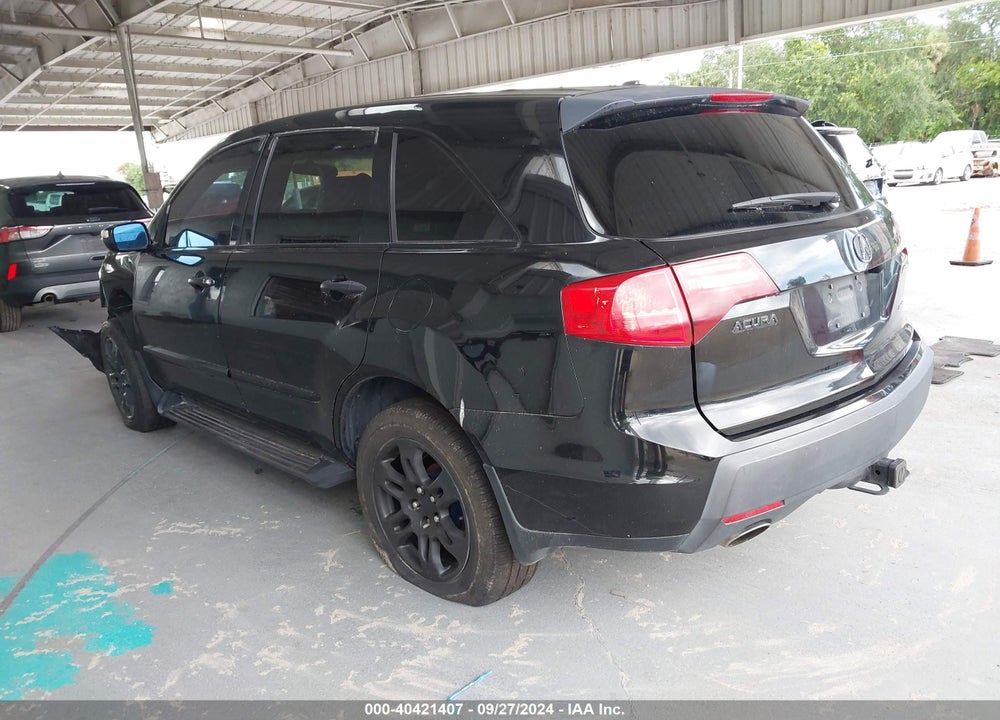 2007 ACURA MDX TECHNOLOGY PACKAGE VIN: 2HNYD28327H513719