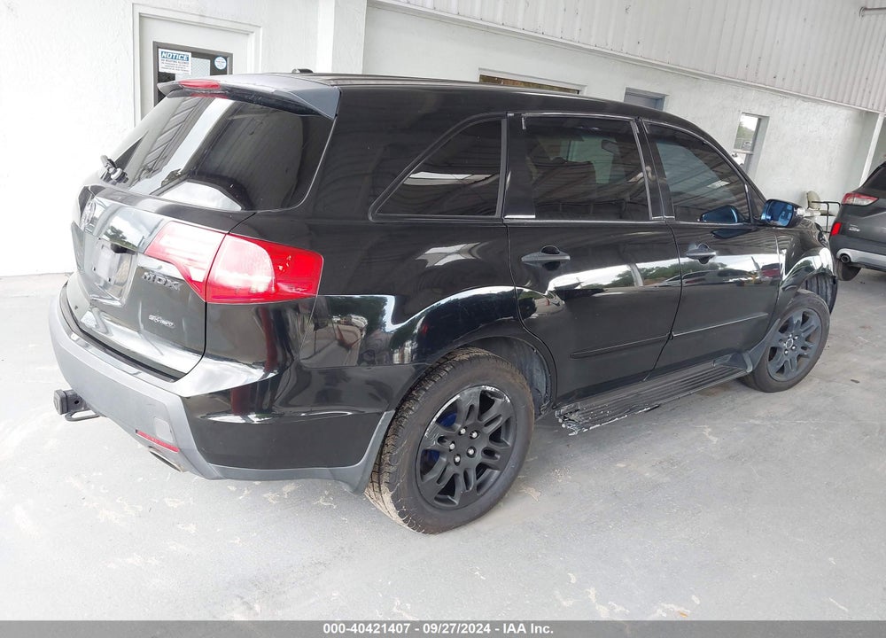 2007 ACURA MDX TECHNOLOGY PACKAGE VIN: 2HNYD28327H513719