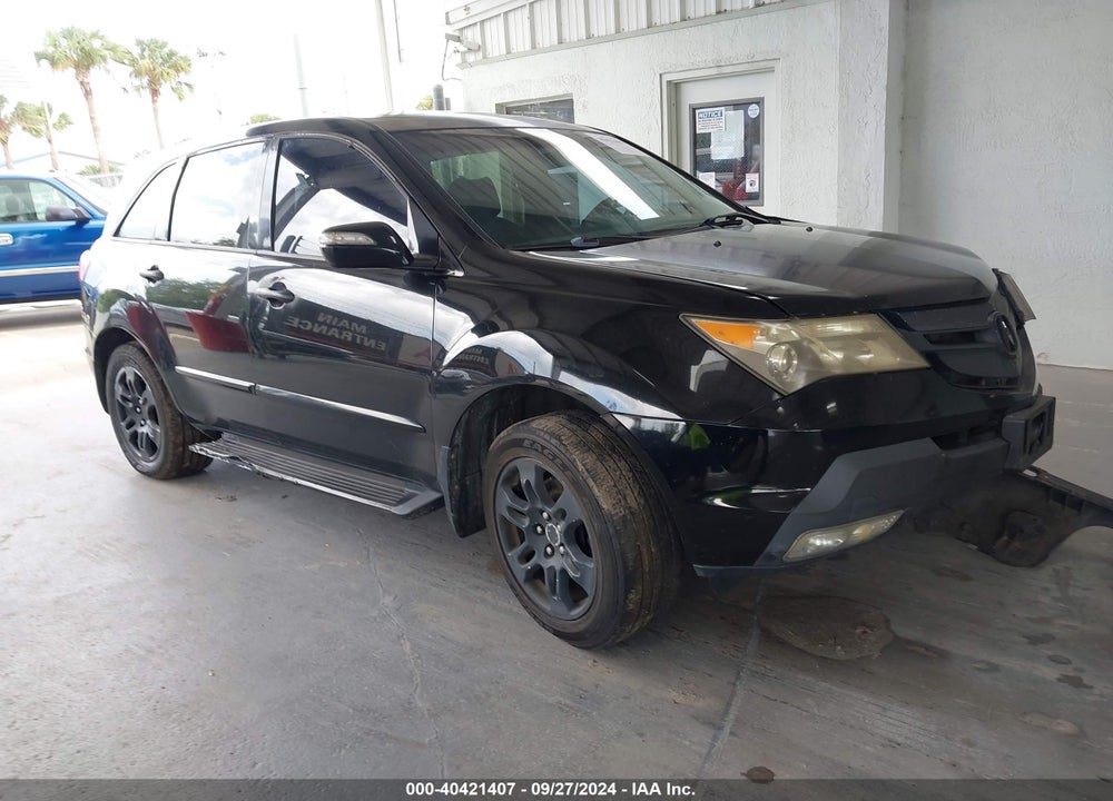 2007 ACURA MDX TECHNOLOGY PACKAGE VIN: 2HNYD28327H513719
