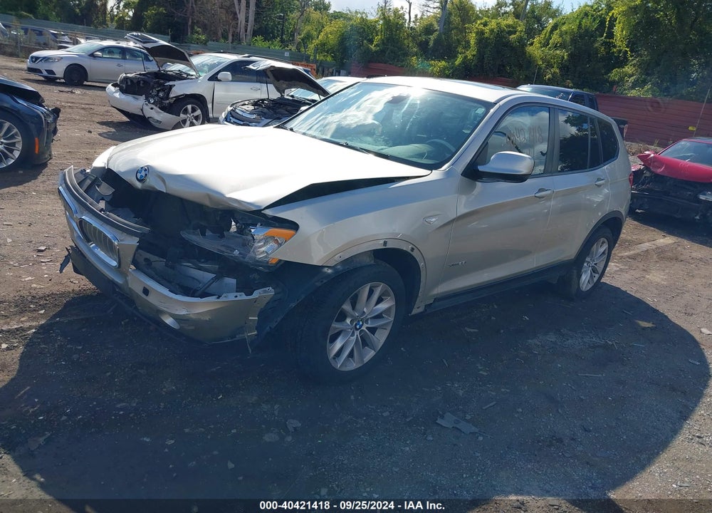 2013 BMW X3 XDRIVE28I VIN: 5UXWX9C53D0A26178