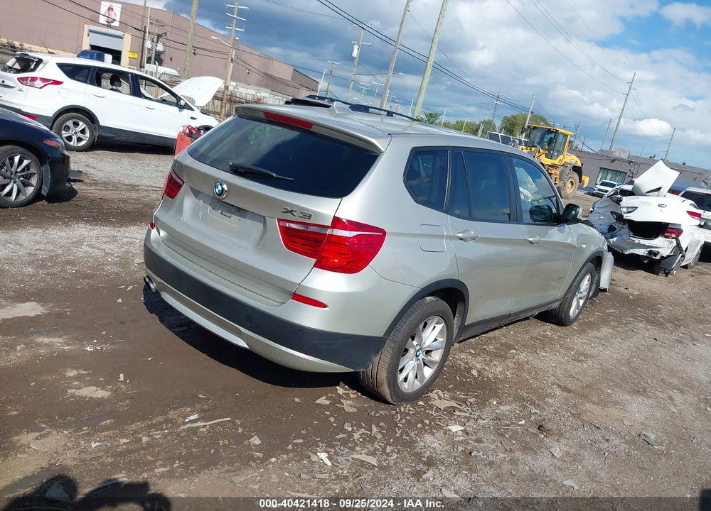2013 BMW X3 XDRIVE28I VIN: 5UXWX9C53D0A26178