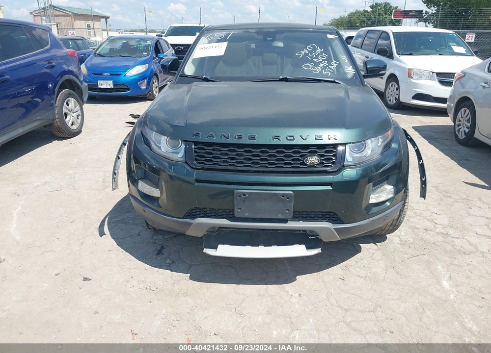 2012 LAND ROVER RANGE ROVER EVOQUE PURE PLUS VIN: SALVP2BG1CH674311