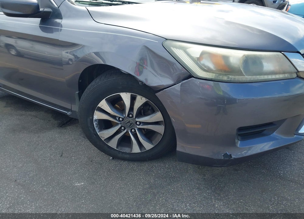 2013 HONDA ACCORD LX VIN: 1HGCR2F39DA119733