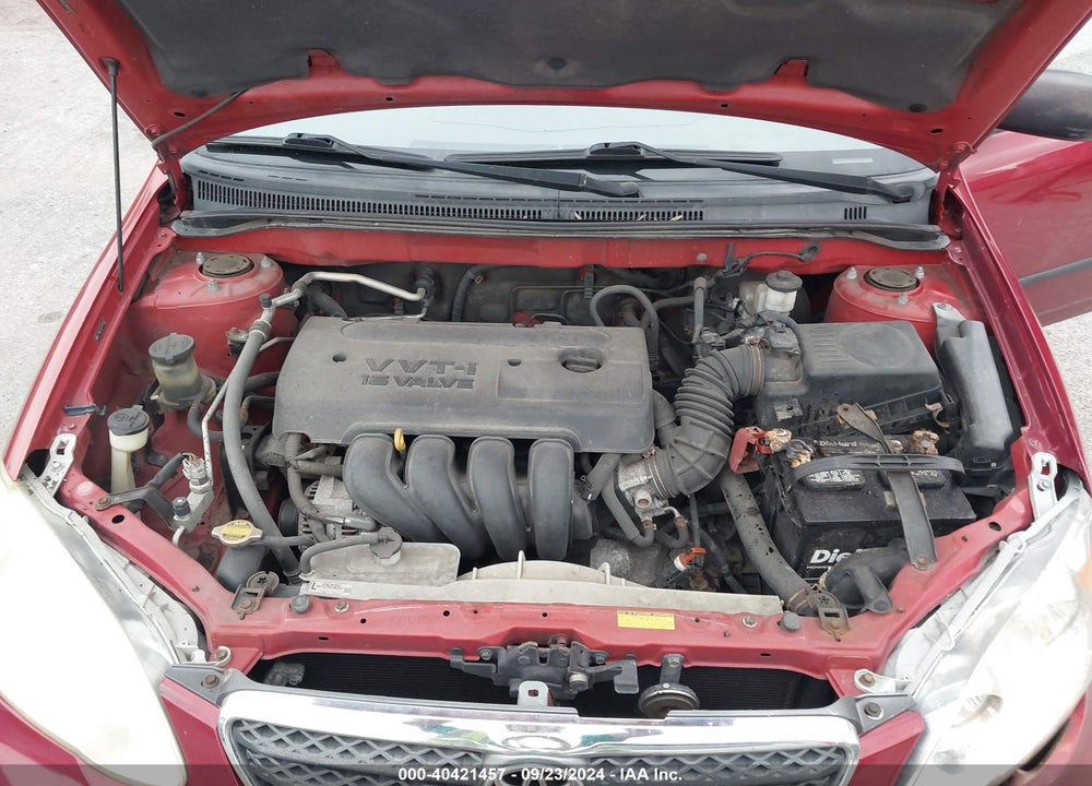 2008 TOYOTA COROLLA CE VIN: 2T1BR32E28C901252