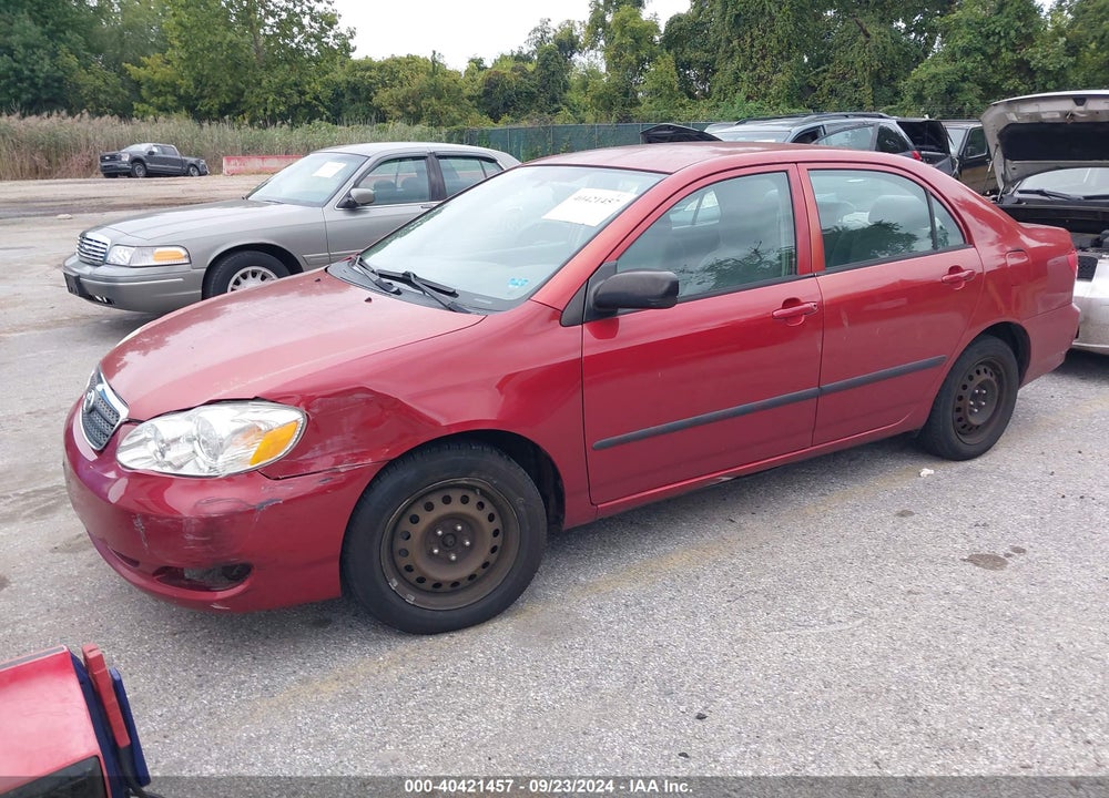 2008 TOYOTA COROLLA CE VIN: 2T1BR32E28C901252
