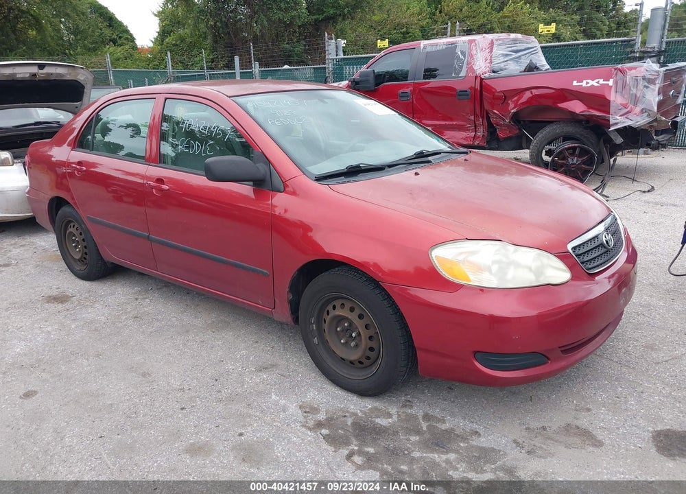 2008 TOYOTA COROLLA CE VIN: 2T1BR32E28C901252