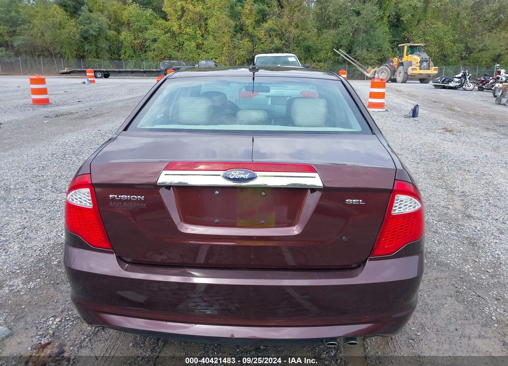 2012 FORD FUSION SEL VIN: 3FAHP0JA6CR211395
