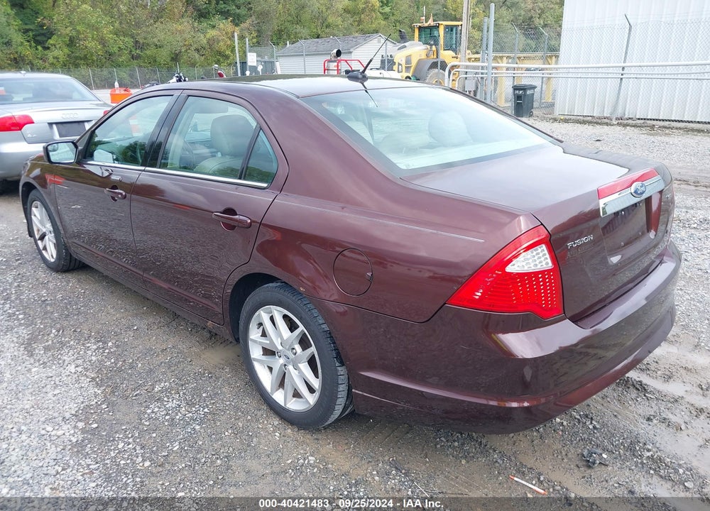 2012 FORD FUSION SEL VIN: 3FAHP0JA6CR211395