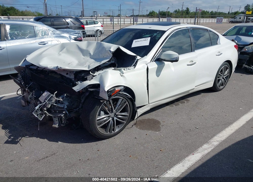 2014 INFINITI Q50 SPORT VIN: JN1BV7AP4EM672886