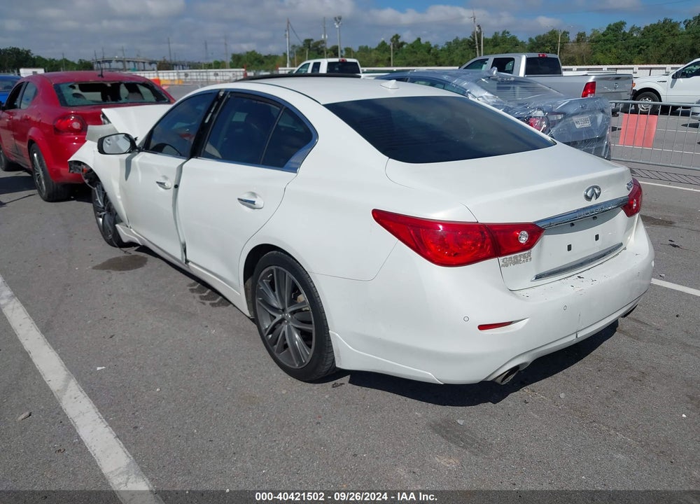 2014 INFINITI Q50 SPORT VIN: JN1BV7AP4EM672886
