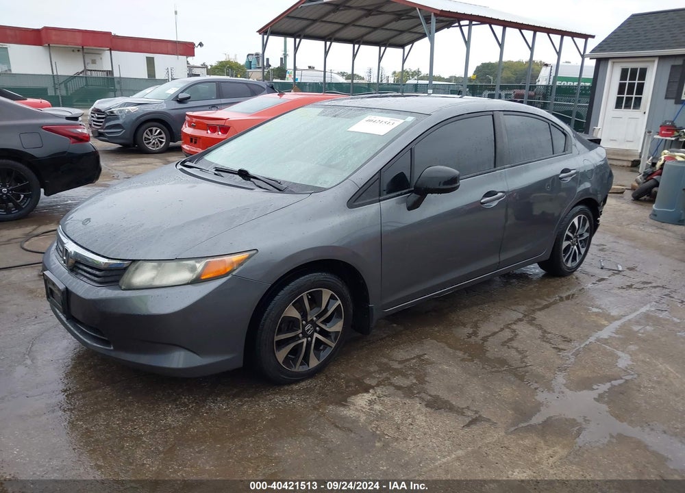 2012 HONDA CIVIC LX VIN: 19XFB2F58CE380414