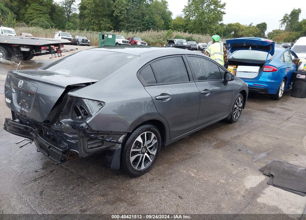 2012 HONDA CIVIC LX VIN: 19XFB2F58CE380414