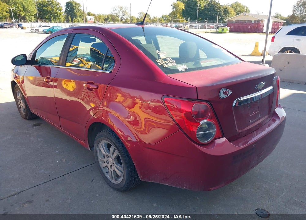 2013 CHEVROLET SONIC LT AUTO VIN: 1G1JC5SH6D4257070