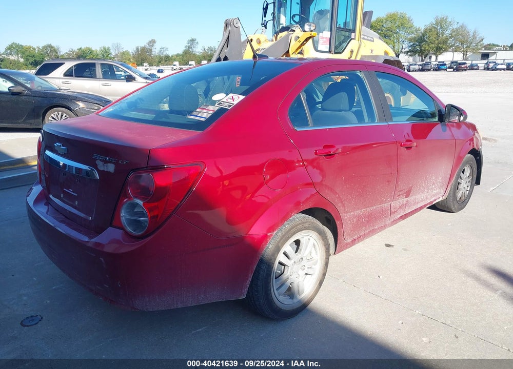 2013 CHEVROLET SONIC LT AUTO VIN: 1G1JC5SH6D4257070