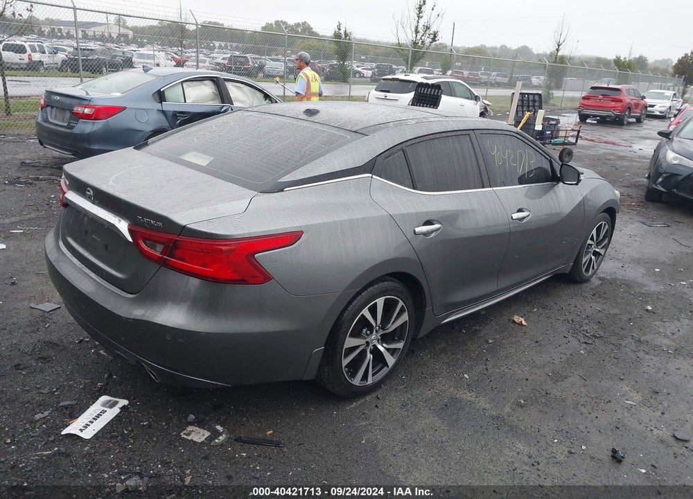 2016 NISSAN MAXIMA 3.5 PLATINUM VIN: 1N4AA6AP0GC376714