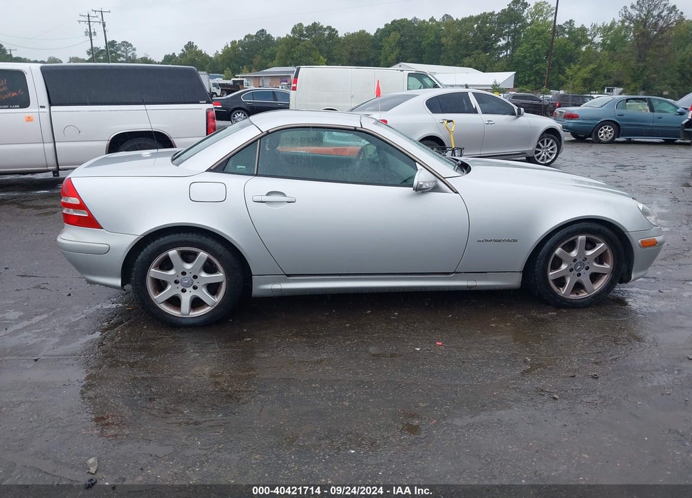 2004 MERCEDES-BENZ SLK 230 KOMPRESSOR VIN: WDBKK49F94F299085
