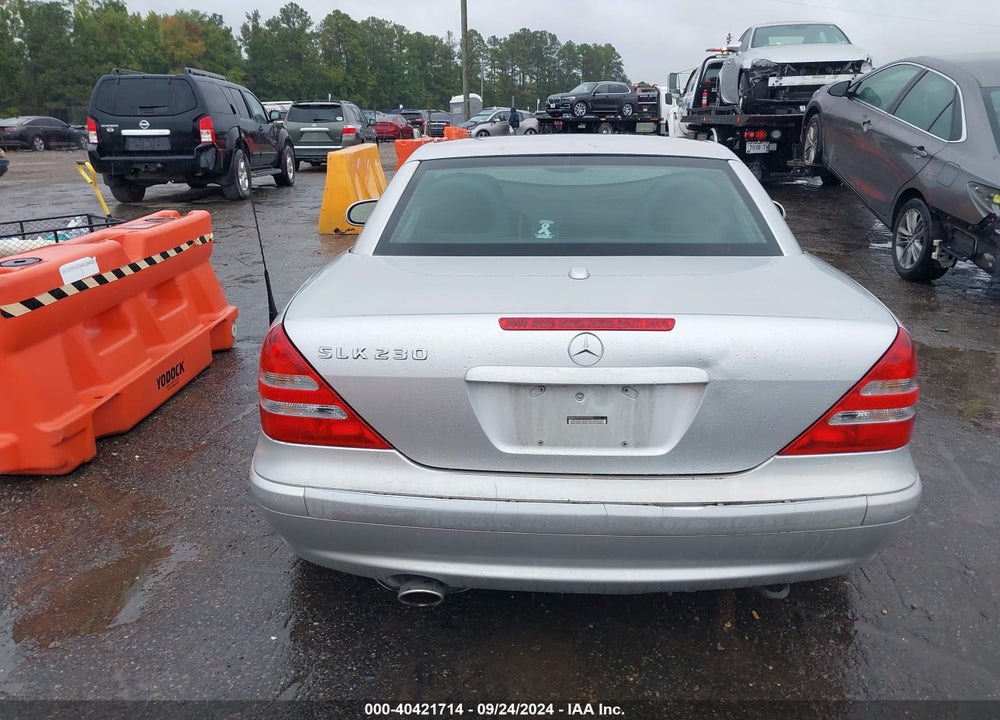 2004 MERCEDES-BENZ SLK 230 KOMPRESSOR VIN: WDBKK49F94F299085