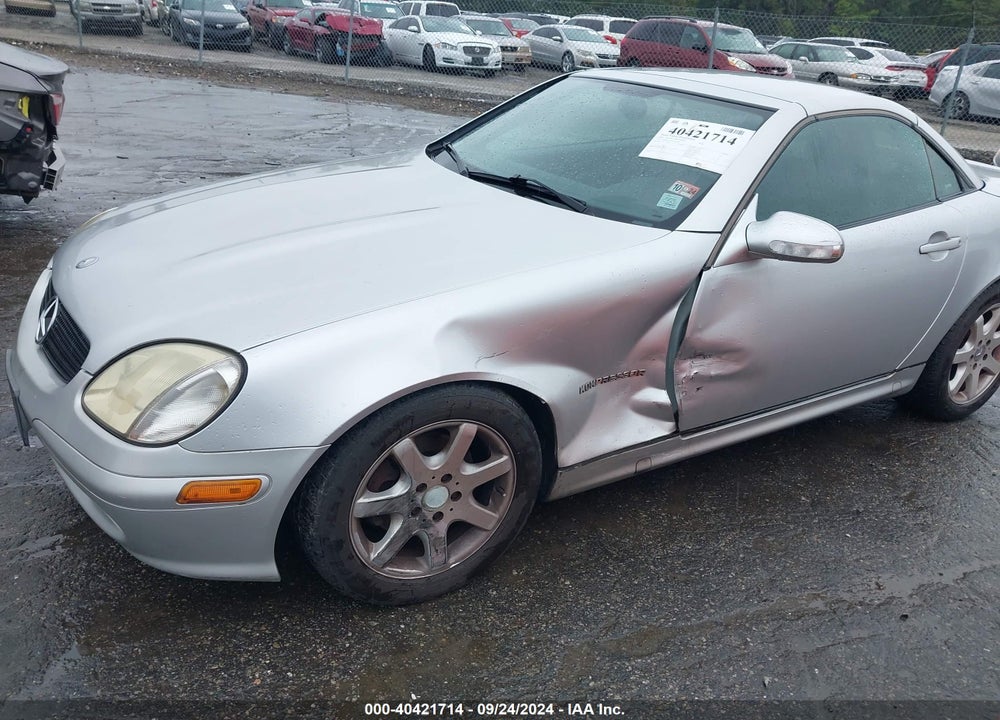 2004 MERCEDES-BENZ SLK 230 KOMPRESSOR VIN: WDBKK49F94F299085