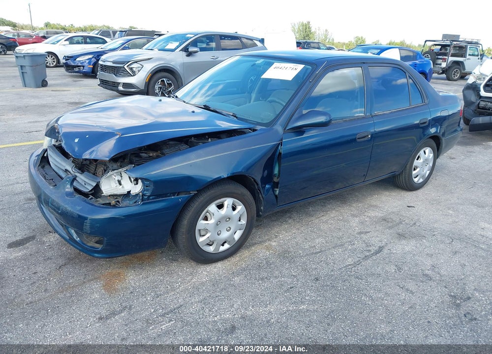 2002 TOYOTA COROLLA CE VIN: 2T1BR12E32C558950