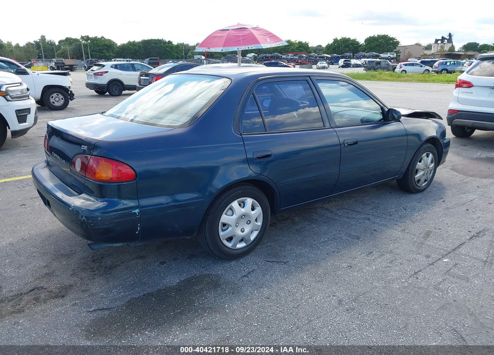 2002 TOYOTA COROLLA CE VIN: 2T1BR12E32C558950
