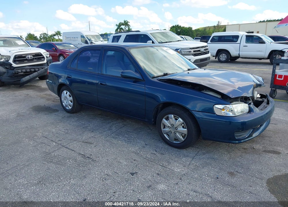 2002 TOYOTA COROLLA CE VIN: 2T1BR12E32C558950