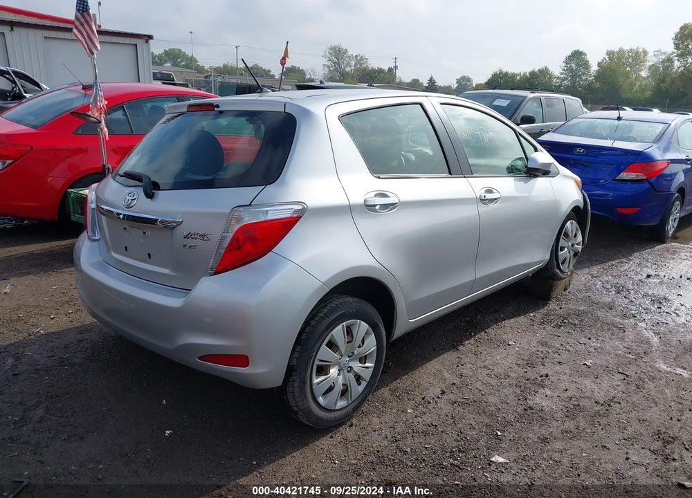 2012 TOYOTA YARIS LE VIN: JTDKTUD30CD521597