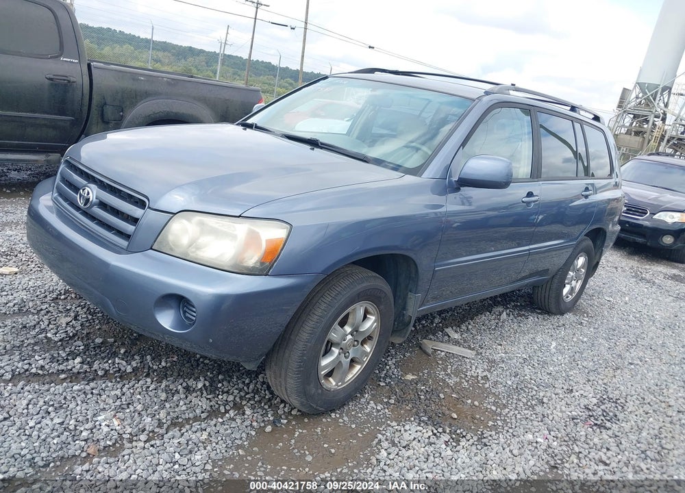 2004 TOYOTA HIGHLANDER V6 VIN: JTEGP21AX40017581