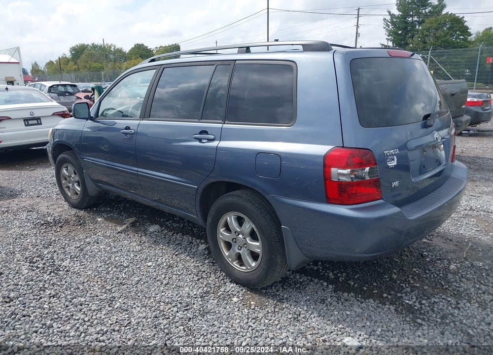 2004 TOYOTA HIGHLANDER V6 VIN: JTEGP21AX40017581