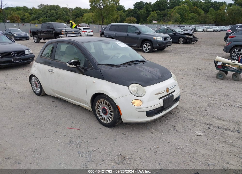 2012 FIAT 500 POP VIN: 3C3CFFAR7CT211722